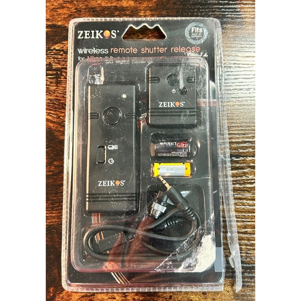 Zeikos Wireless Remote Shutter Release for Nikon SLR Didigital Cameras